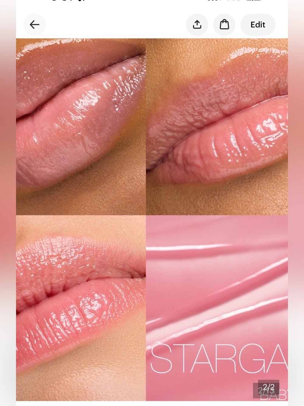 New! NARS Afterglow Lip Balm Stargaze - Picture 2 of 4